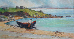 Launching the Currach - Patsy & Gabriel Farrell