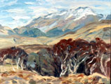 Spring in the Valley and Silver Birch, Inagh Valley, March - Rosemary Carr