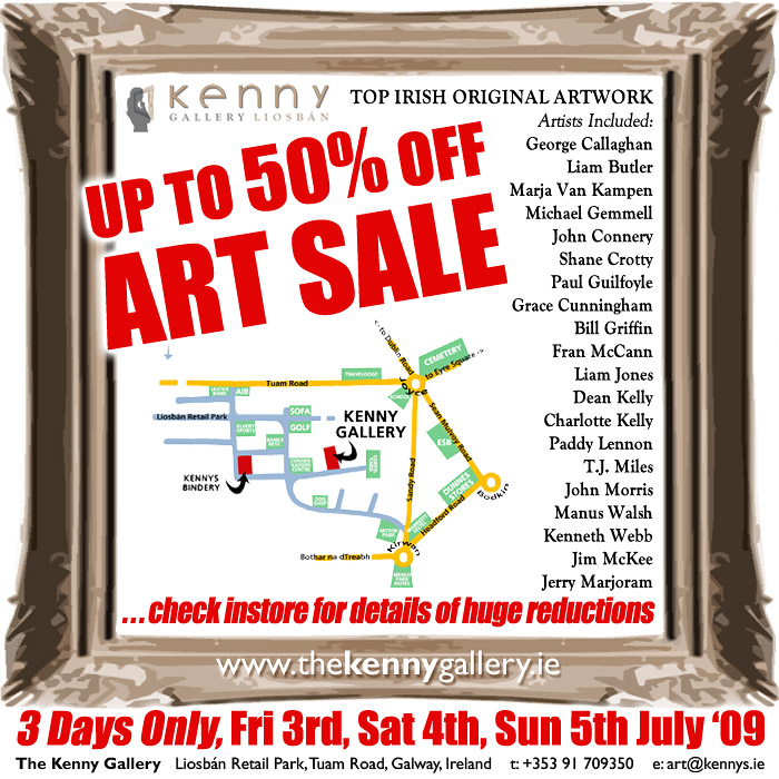 Up to 50% OFF at the Kenny Gallery
